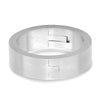 14k White Gold 6mm CLIQ Hinged Shank Size 5.5