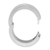 14k White Gold 8mm CLIQ Hinged Shank Size 9.5