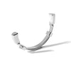 14k White Gold 2.6mm Finger Size 7-9 Adjusto Shank