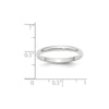 Half-Round Band — 2.5 mm