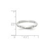 Half Round with Edge Band — 2.5 mm