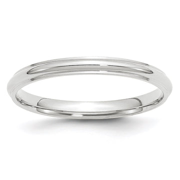Half Round with Edge Band — 2.5 mm