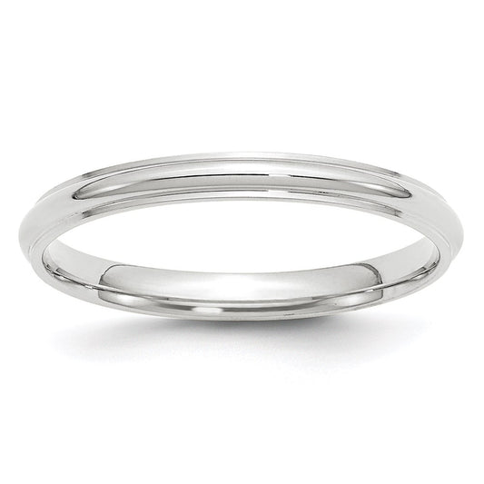 Half Round with Edge Band — 2.5 mm