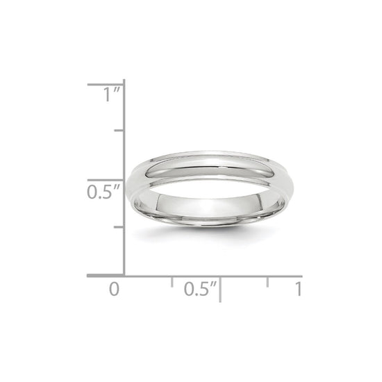 Half Round with Edge Band — 4 mm