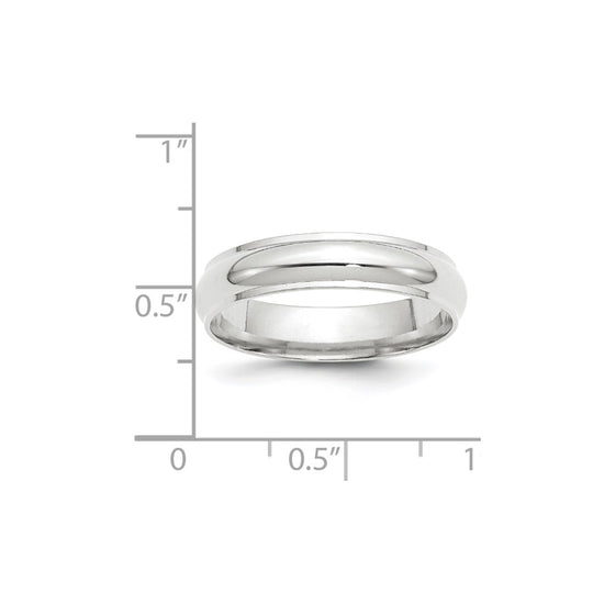 Half Round with Edge Band — 5 mm