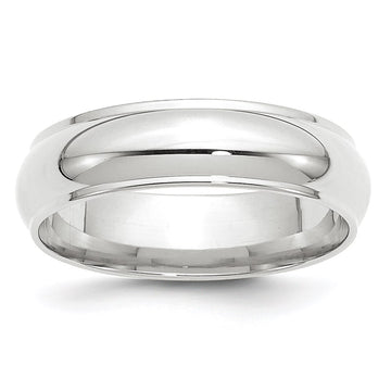 Half Round with Edge Band — 6 mm