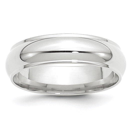 Half Round with Edge Band — 6 mm
