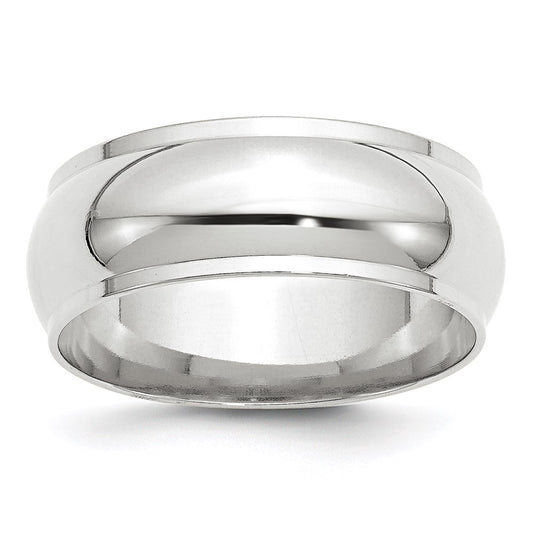 Half Round with Edge Band — 8 mm