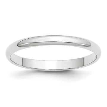 Half Round Lightweight Band — 2.5 mm