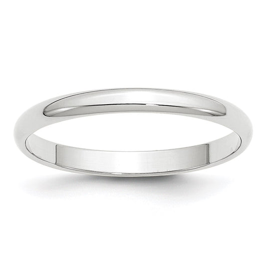 Half Round Lightweight Band — 2.5 mm