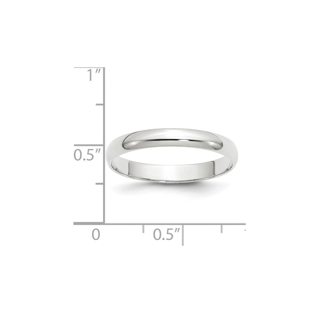 Half Round Lightweight Band — 3 mm
