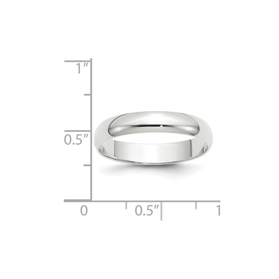 Half Round Lightweight Band — 4 mm