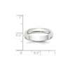 Half Round Lightweight Band — 4 mm