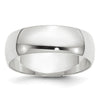 Half Round Lightweight Band — 6 mm