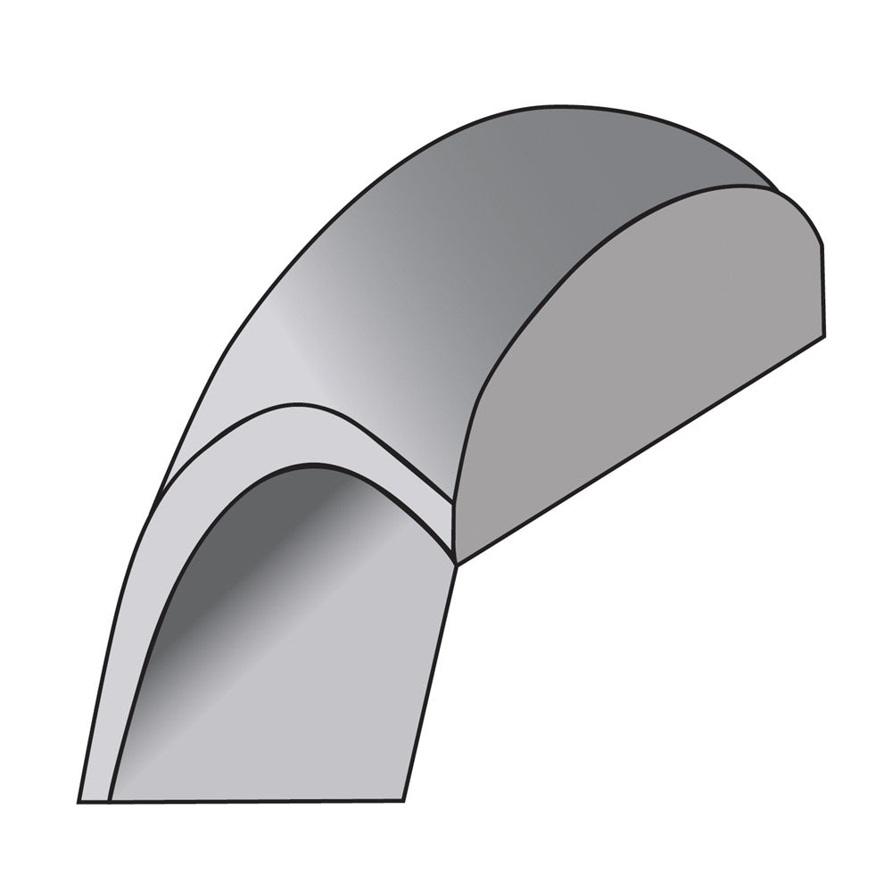 Half Round Lightweight Band — 2.5 mm