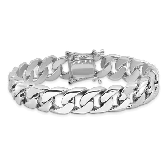 Hand-polished Rounded Curb Link Chain