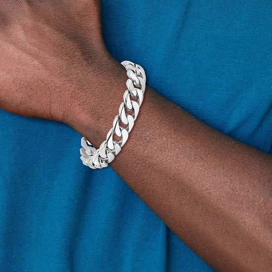 Hand-polished Rounded Curb Link Chain