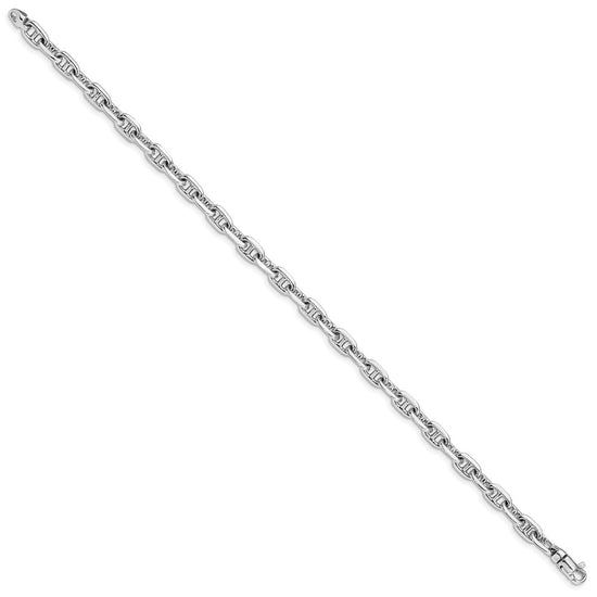 5.1mm Hand-polished Fancy Link Chain Bracelets