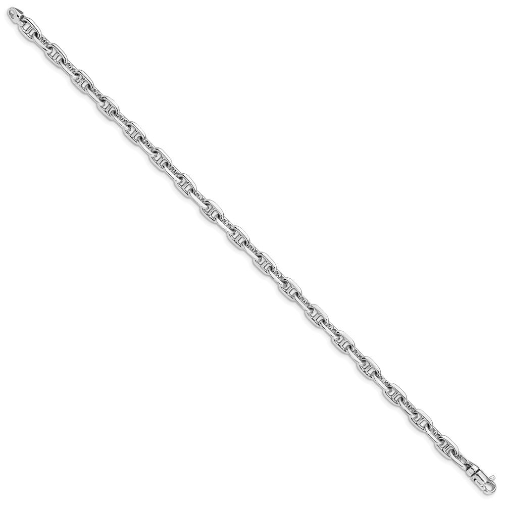 5.1mm Hand-polished Fancy Link Chain Bracelets