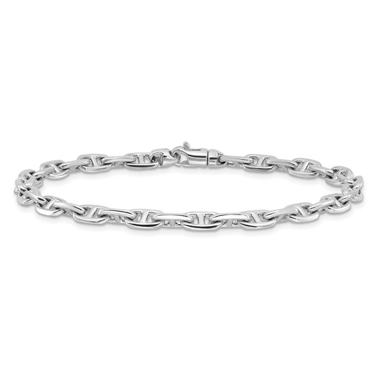 5.1mm Hand-polished Fancy Link Chain Bracelets