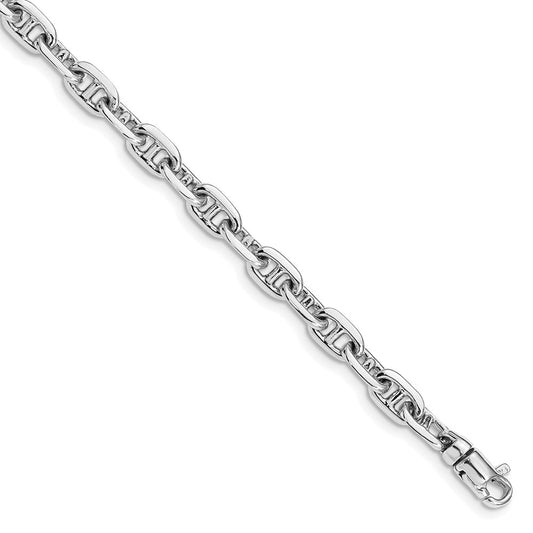5.1mm Hand-polished Fancy Link Chain Bracelets
