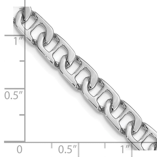 Gold Hand-Polished Fancy Anchor Chain