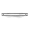 Lightweight Milgrain Half Round Band — 3 mm