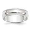 Lightweight Milgrain Half Round Band