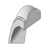 Lightweight Milgrain Half Round Band — 5 mm