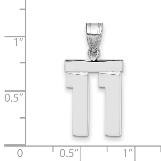 Polished Number Charms — 11