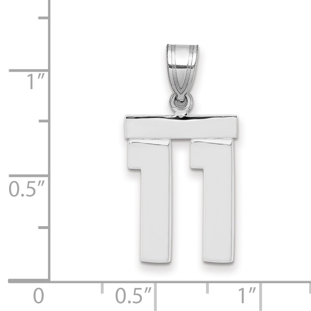 Polished Number Charms — 11