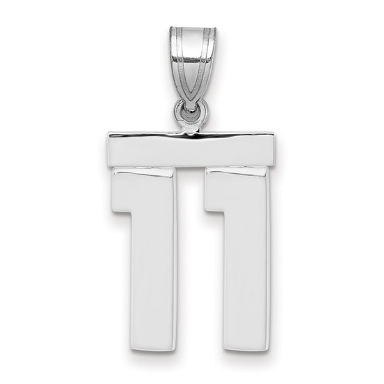 Polished Number Charms — 11