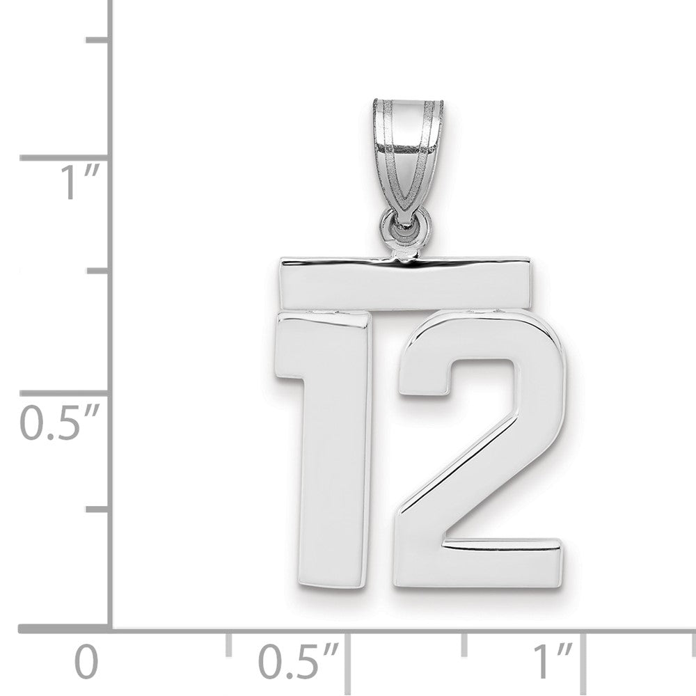 Polished Number Charms — 12