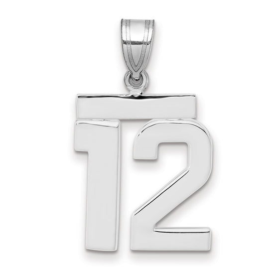 Polished Number Charms — 12