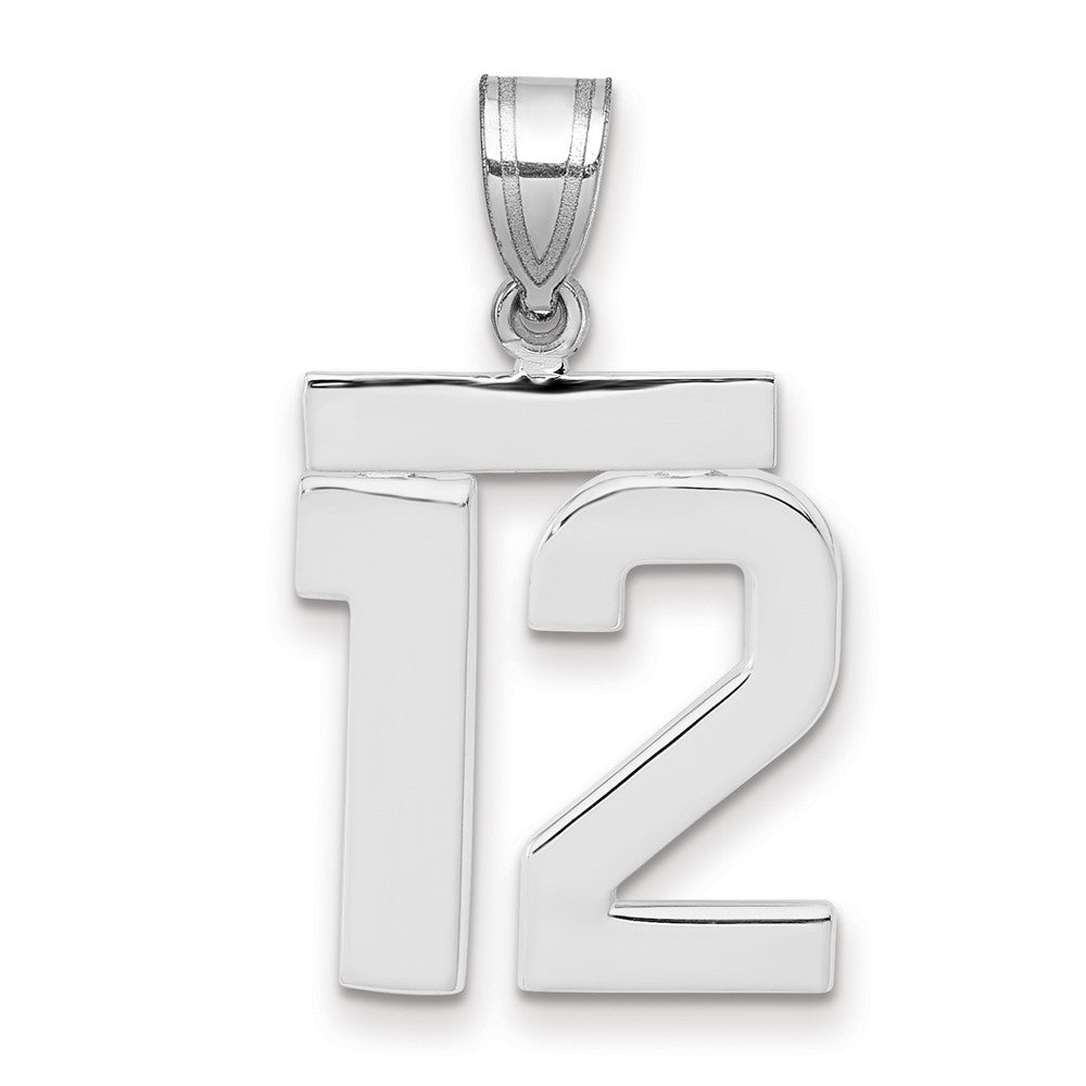 Polished Number Charms — 12