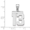 Polished Number Charms — 13
