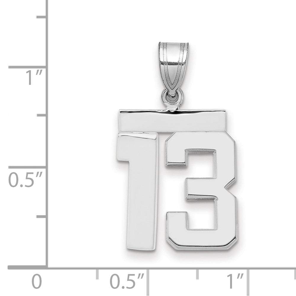 Polished Number Charms — 13