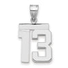 Polished Number Charms — 13