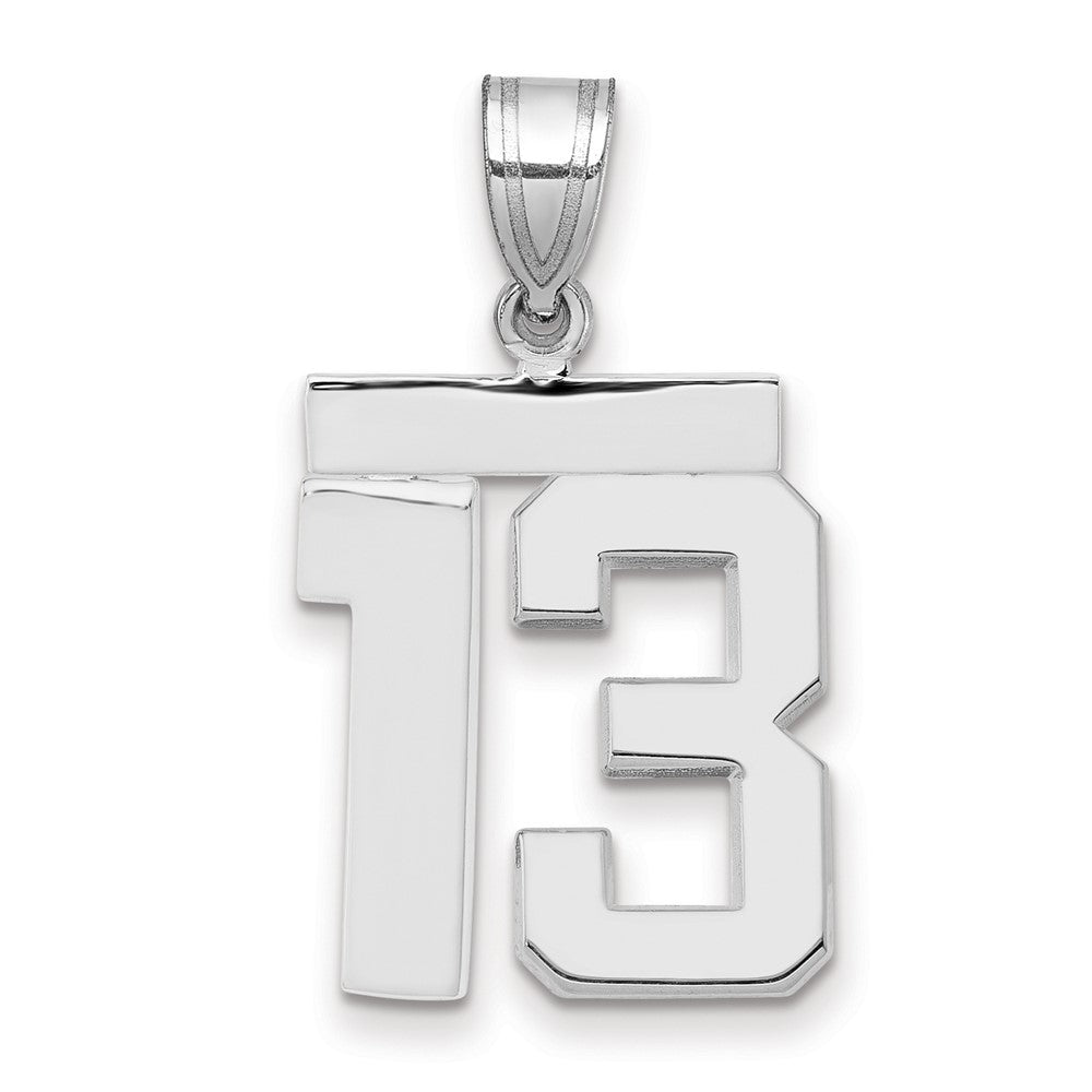 Polished Number Charms — 13