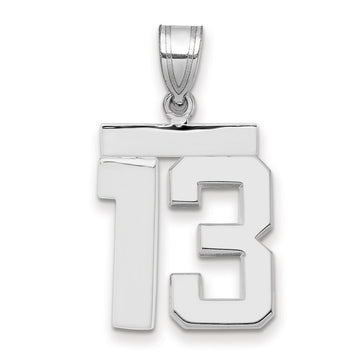 Polished Number Charms — 13
