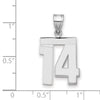 Polished Number Charms — 14