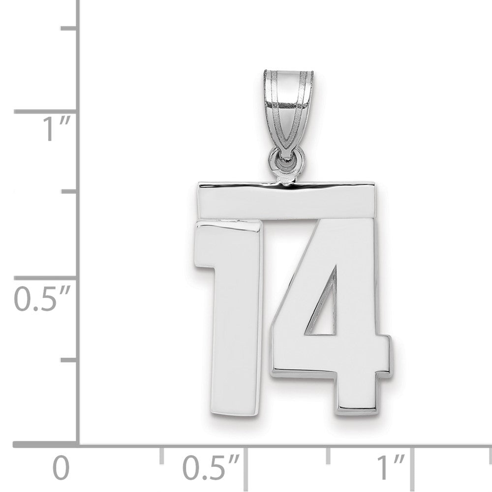 Polished Number Charms — 14