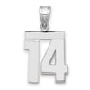 Polished Number Charms — 14