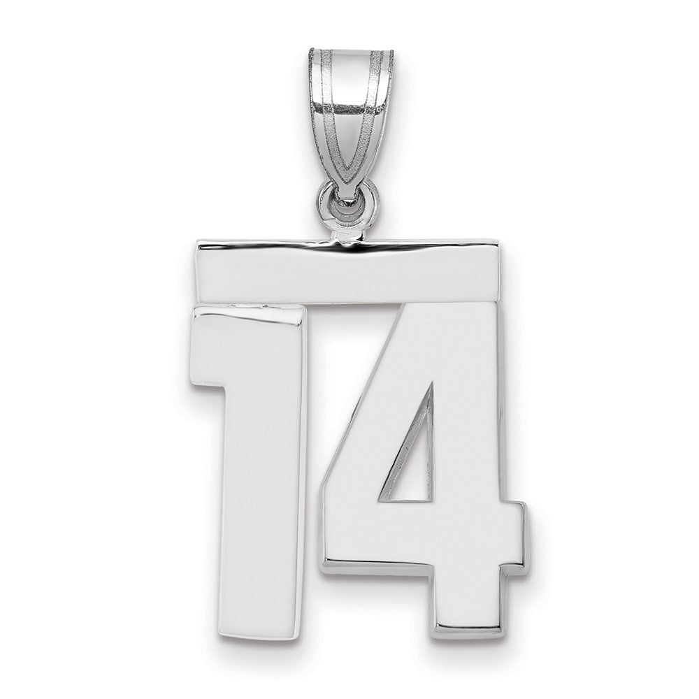 Polished Number Charms — 14