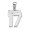 Polished Number Charms — 17