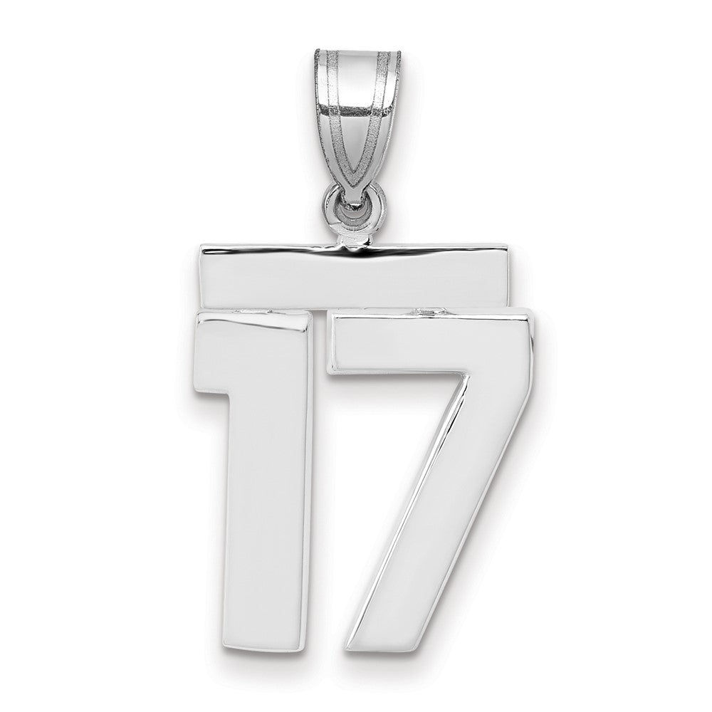 Polished Number Charms — 17