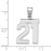 Polished Number Charms — 21