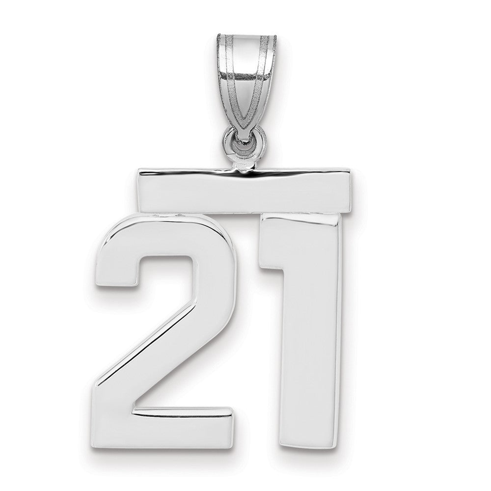 Polished Number Charms — 21