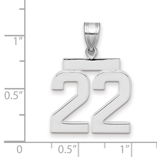Polished Number Charms — 22