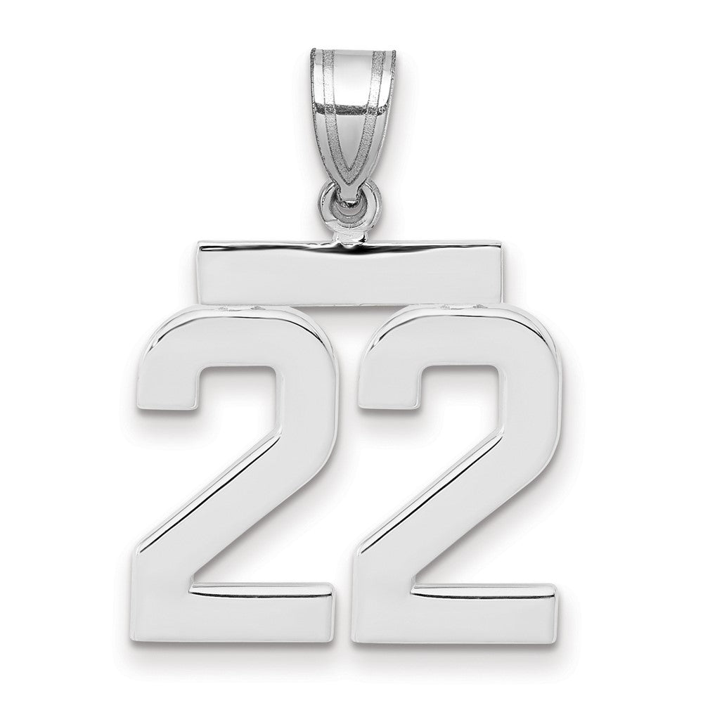 Polished Number Charms — 22